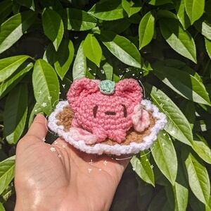 Sakura Mochi Mouse Crochet Amigurumi Plush